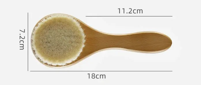 Ensemble de brosses de massage pour bébé en bois naturel – Douceur & soin dès la naissance - Sylvarôme