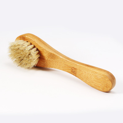 Brosse Visage Naturelle en Bambou et Poils de Sanglier – L’Accessoire Beauté pour une Peau Radieuse - Sylvarôme