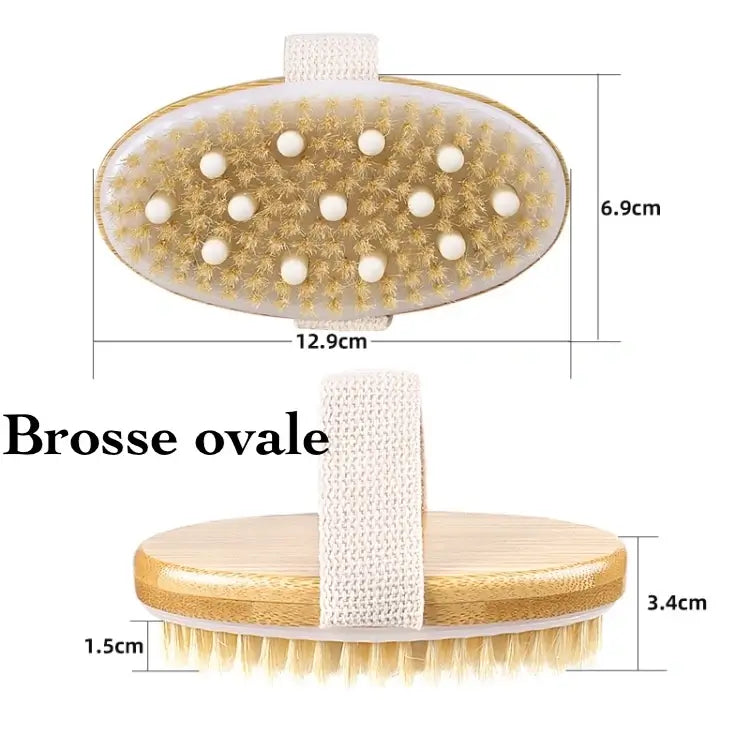 Sylvadrain - La brosse de bain drainante - Sylvarôme