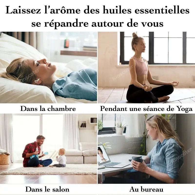 🌋 Diffuseur Volcan Ultrasonique – Humidificateur d’Air & Aromathérapie Relaxante - Sylvarôme