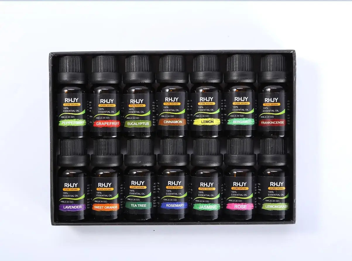 🌿 Coffret 14 Huiles Essentielles – Bien-être & Sérénité - Sylvarôme