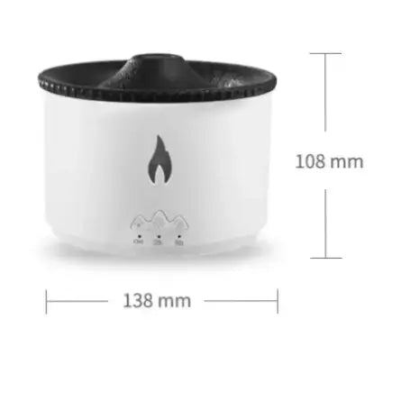 🌋 Diffuseur Volcan Ultrasonique – Humidificateur d’Air & Aromathérapie Relaxante - Sylvarôme