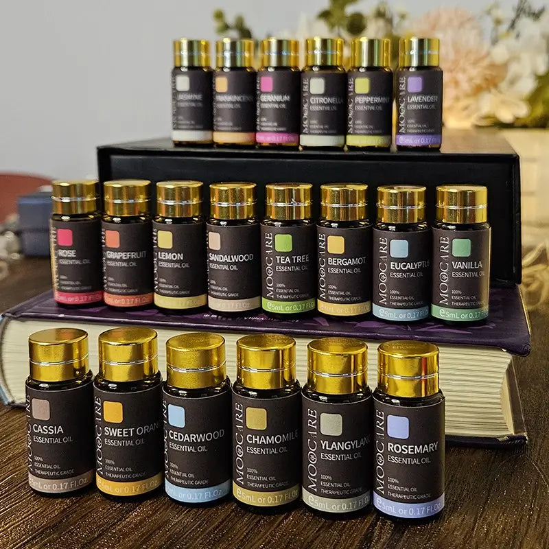 🌿 Coffret 20 Huiles Essentielles Bien-Être Moocare - Sylvarôme