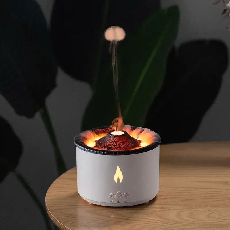 🌋 Diffuseur Volcan Ultrasonique – Humidificateur d’Air & Aromathérapie Relaxante - Sylvarôme