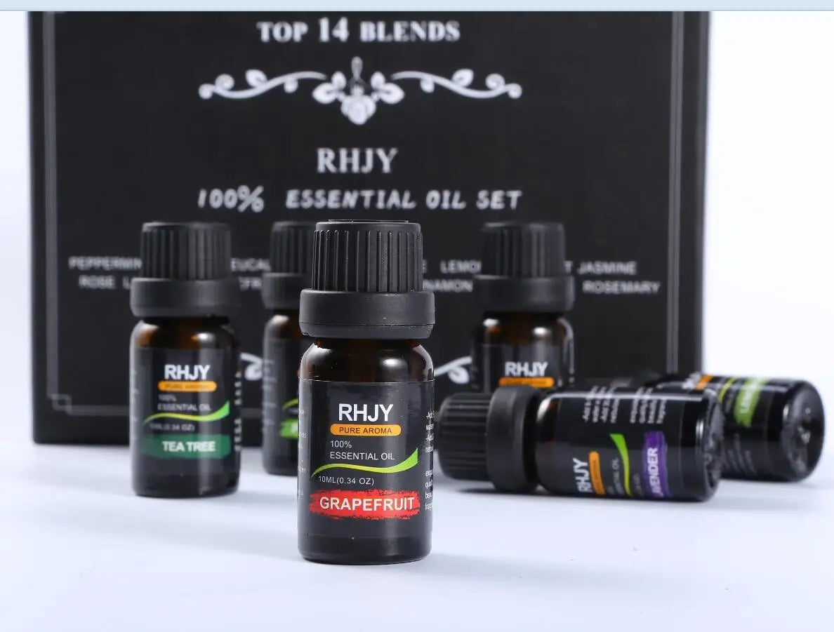 🌿 Coffret 14 Huiles Essentielles – Bien-être & Sérénité - Sylvarôme